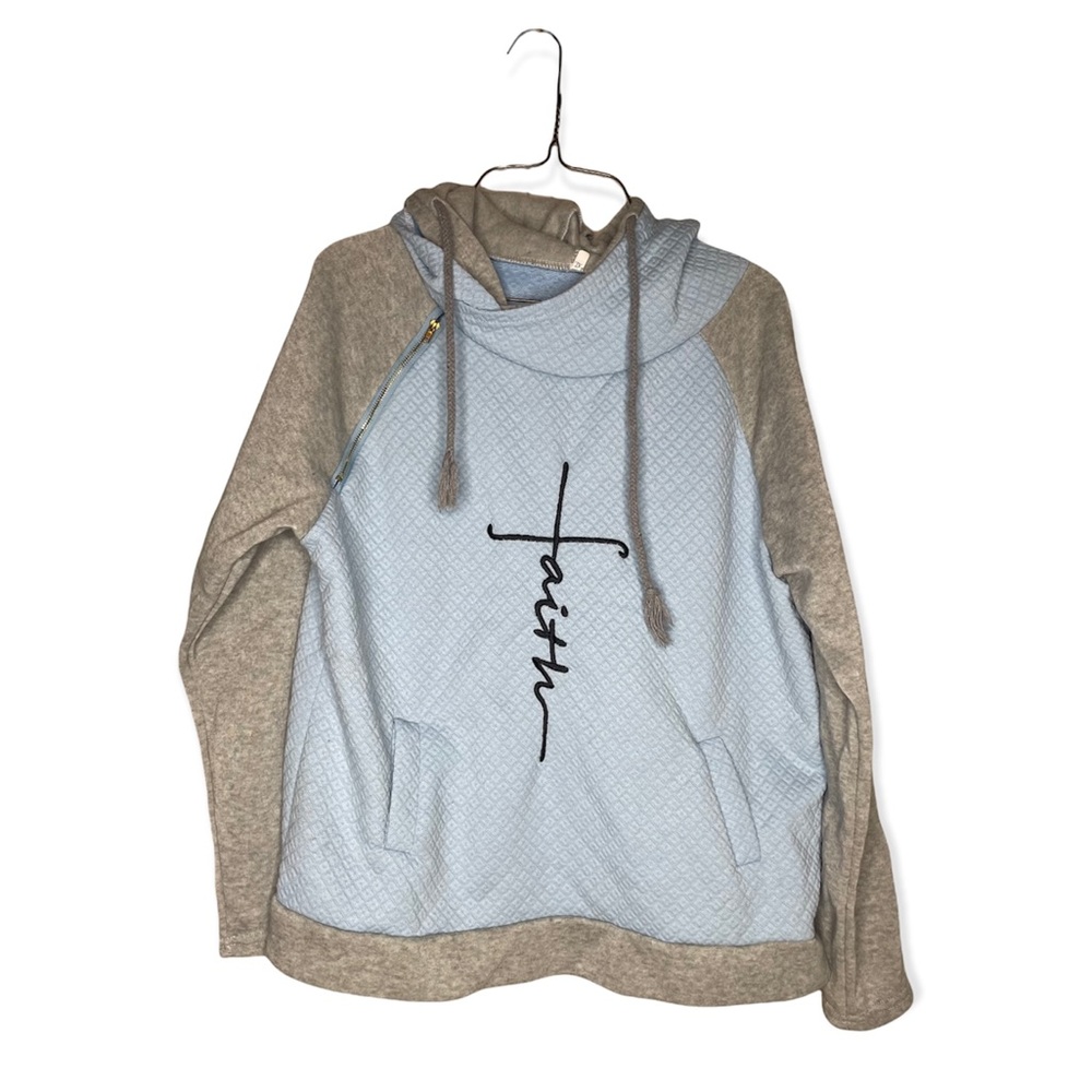 Woman’s Faith Hoodie with Pocket’s. Size XL
